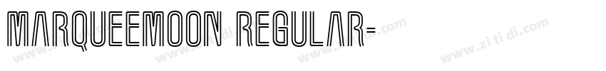 MarqueeMoon Regular字体转换